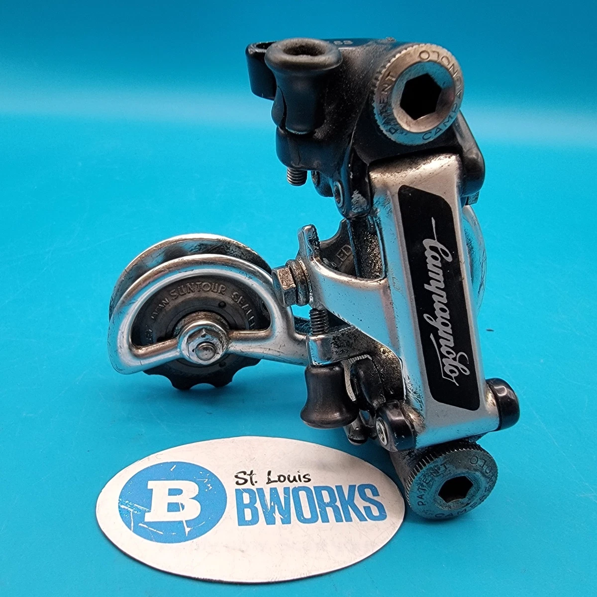 VINTAGE CAMPAGNOLO SUPER RECORD REAR DERAILLEUR NO PAT. - EXCELLENT CONDITION