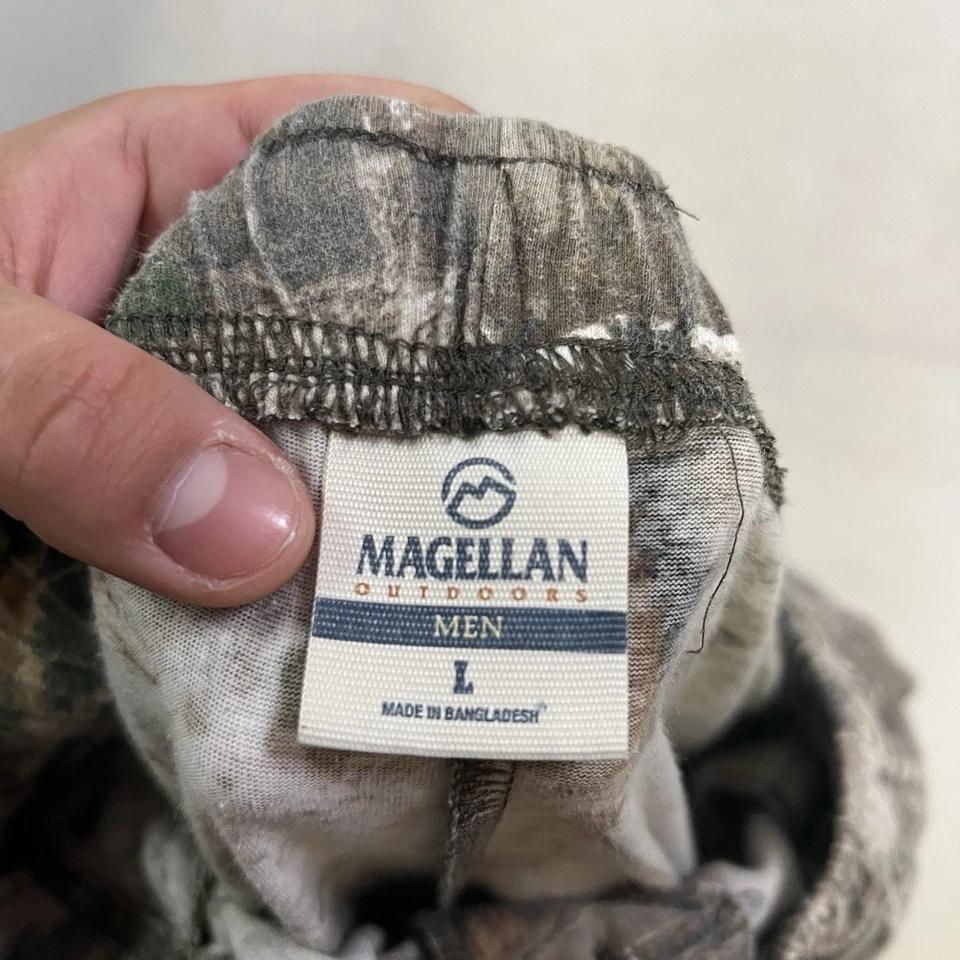 Magellan Outdoors Men’s Size Large RealTree Edge Fleece Lounge Sleep Pants - Image 3 of 4