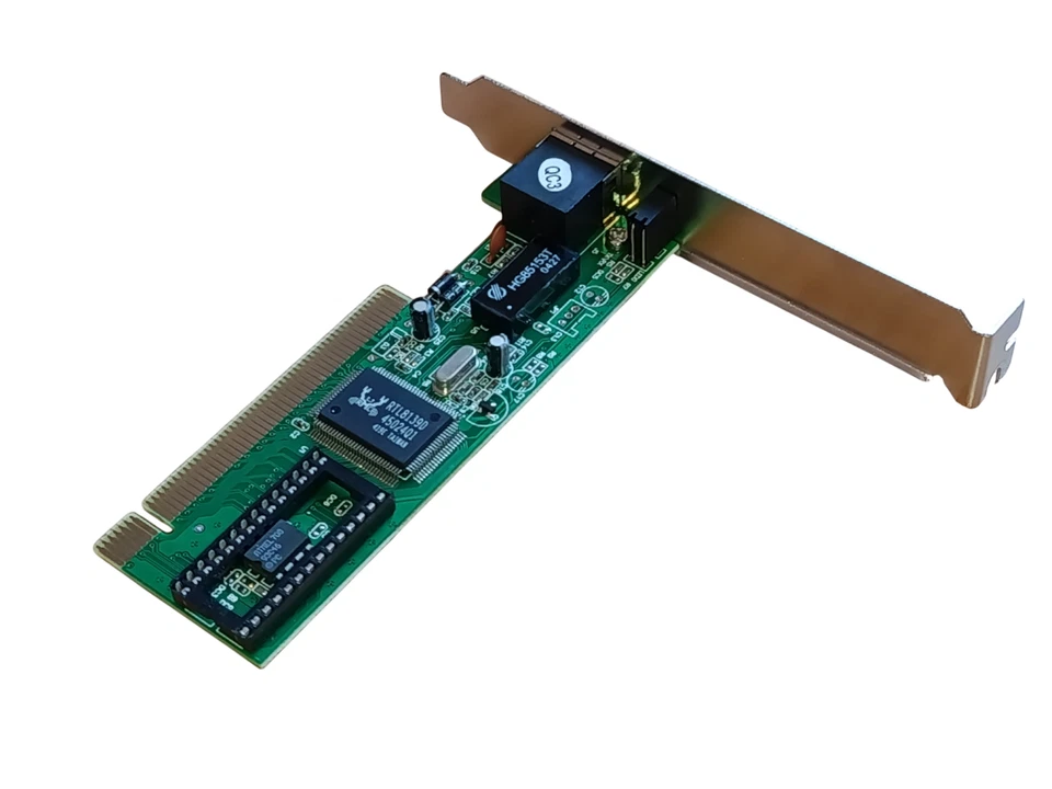 Realtek RTL8139D PCI LAN KArte | 10/100 Mbit, Fast Ethernet - Bild 3 von 4