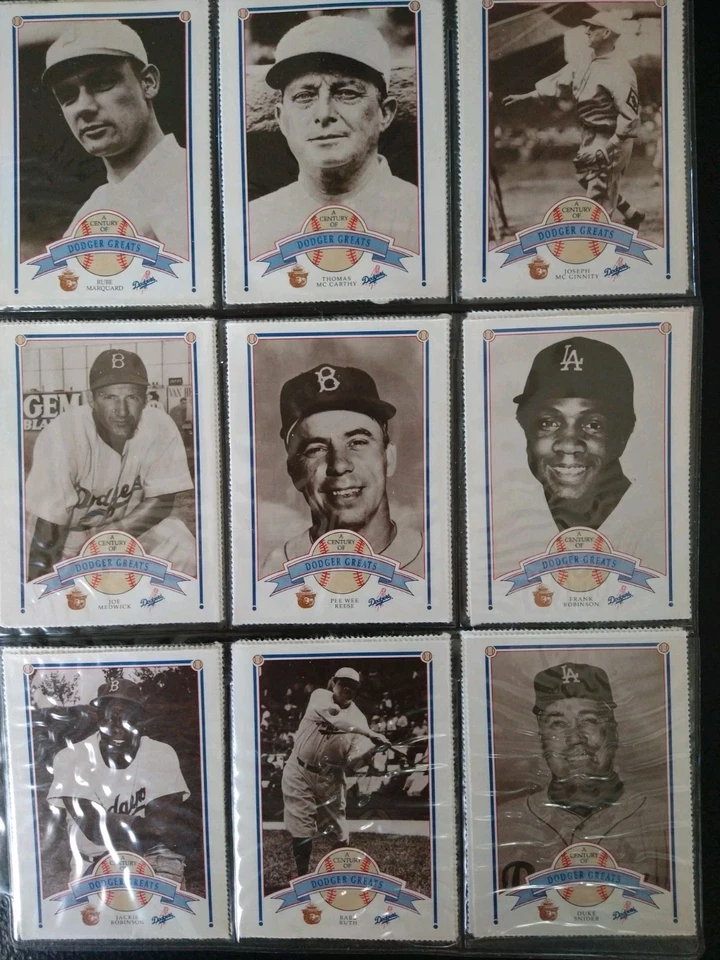 Полный набор из 104 карт 1989 Smokey Bear-A Century Of Dodgers Greats в... - Изображение 4 из 4