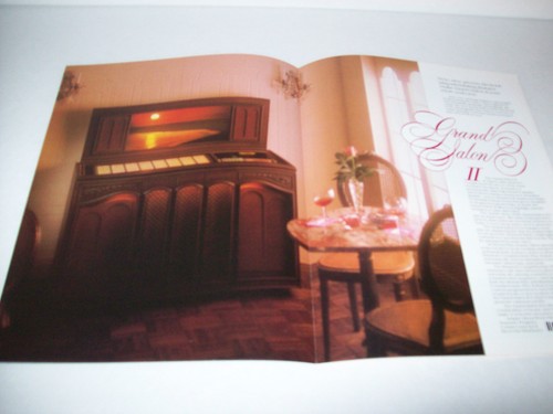 Rock Ola 476 Grand Salon 2 Jukebox FLYER Original Phonograph Music Brochure 1980 - Picture 3 of 3