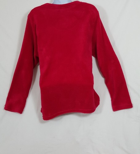 Chili Pepper co. Red Fleece Long Sleeves Women's Shirt Size Large - Picture 3 of 5
