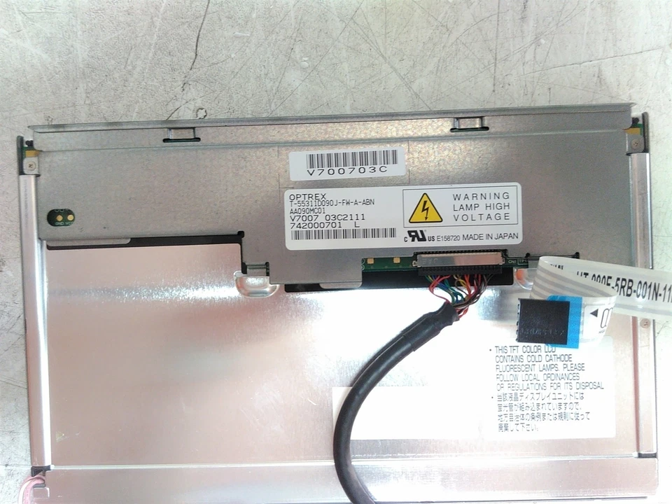 Optrex T-55311D090J-FW-A-ABN 9" Industrial LCD Touchscreen Panel - Image 4 of 4