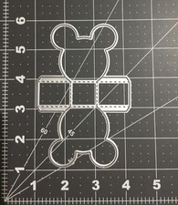 Disney Mickey 3D Mouse Gift Favor Box Metal Scrapbooking Thin Metal Cutting Dies