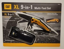 CAT XL 9 IN 1 MULTI TOOL SET WITH BELT LOOP STORAGE POUCH 980045S NEW