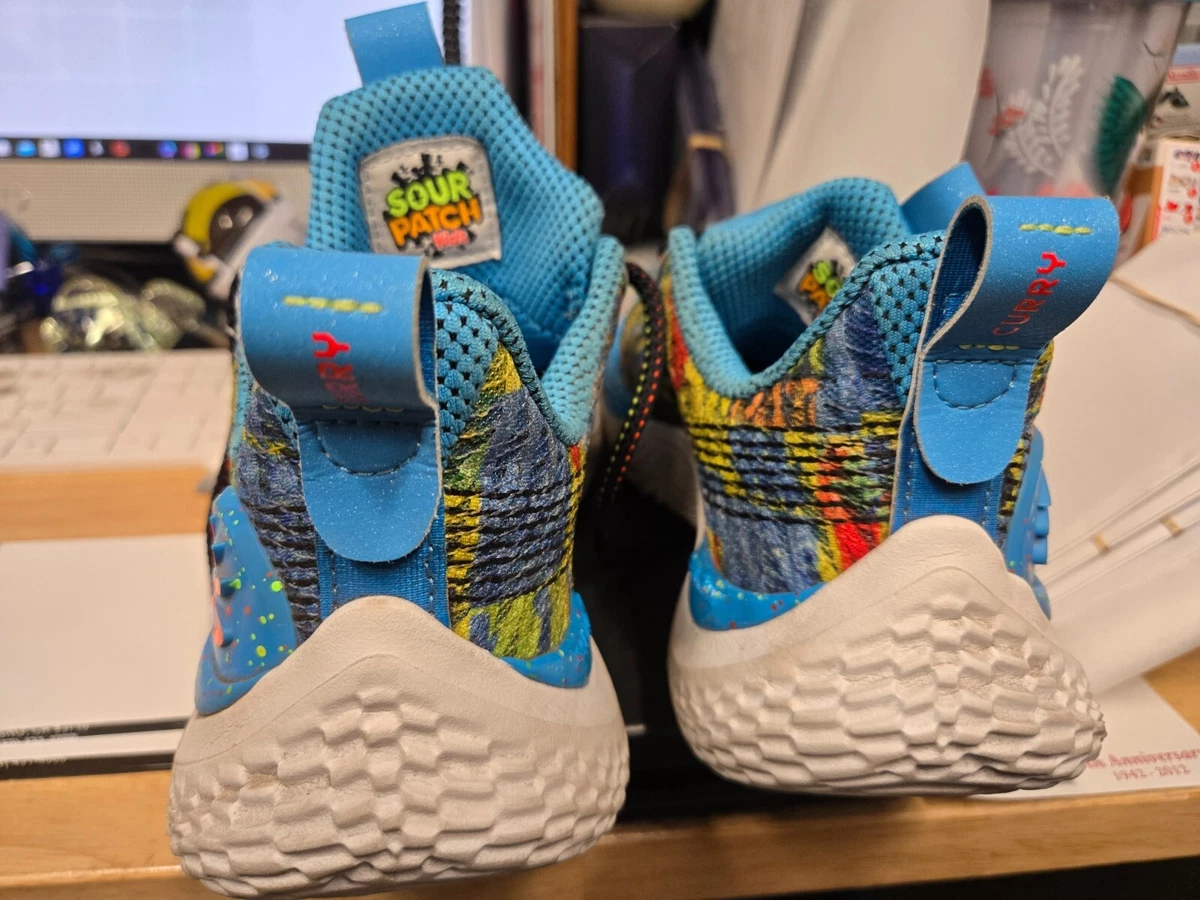 Under Armour Curry Flow 10 x Sour Patch Kids Blue 2022 for sale | eBay