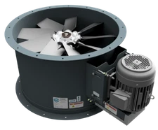 30" Dia Tube Axial Fan - 3Hp - 3Ph - 12,500 CFM - Free Shipping