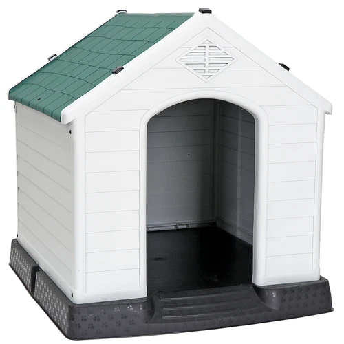 28 Zoll/32 Zoll H Outdoor Hundehaus wetterfest Tierheim Hundeheuche 4 Farben - Bild 65 von 73