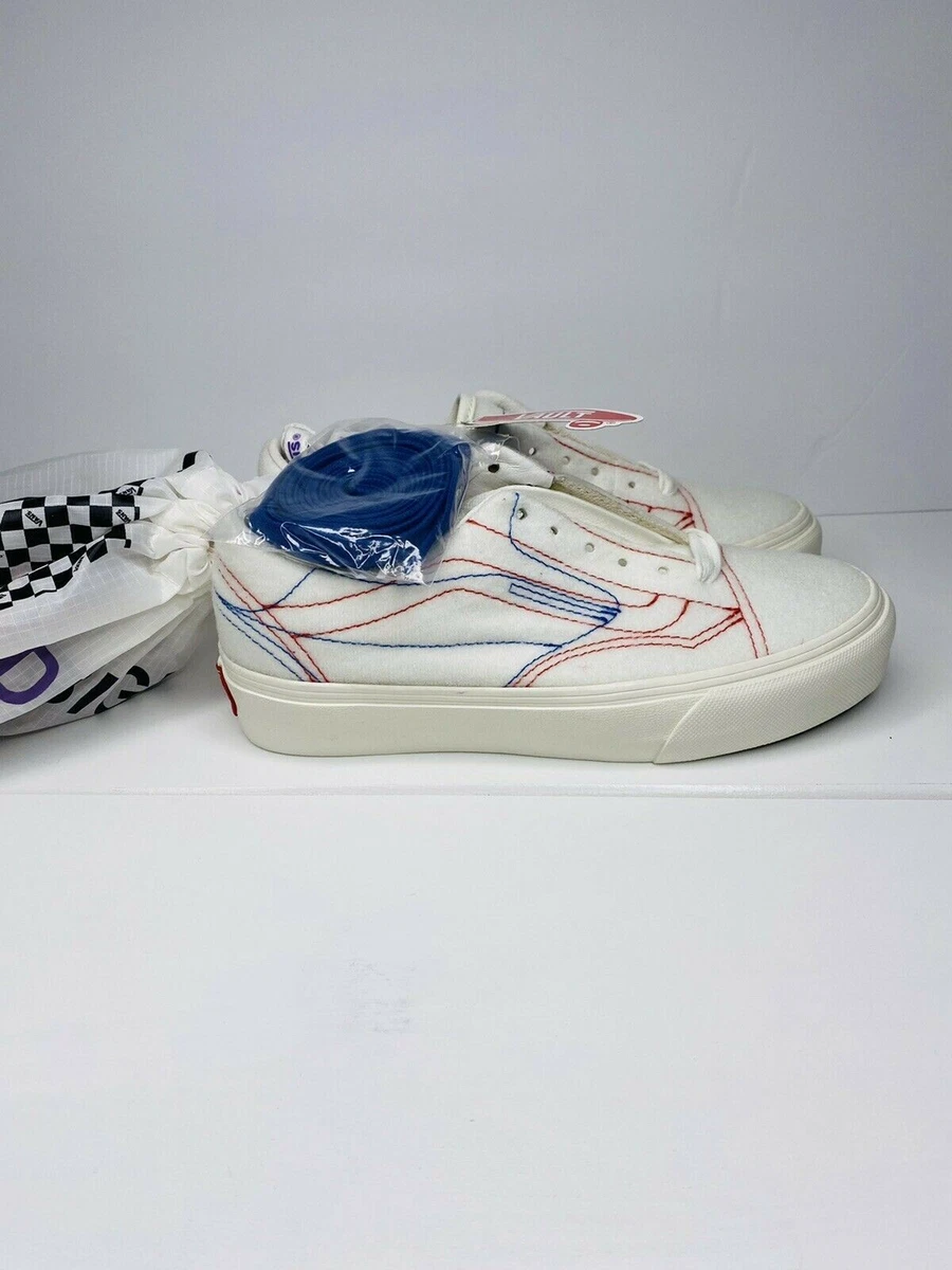 Vans x Taka Hayashi Vault LX Low Design it White 721454 Men Size