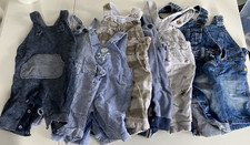Boys Bundle 8 x Dungarees - M S, Debenhams, Next, George - 0-3  3-6