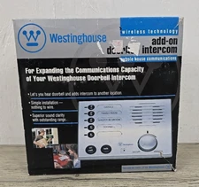 Westinghouse Add-On Doorbell 5-Channel Wireless Radio Intercom Console, WHI-5S