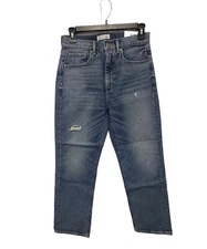 LOFT High Waist Straight Crop Jeans Petite 26/2