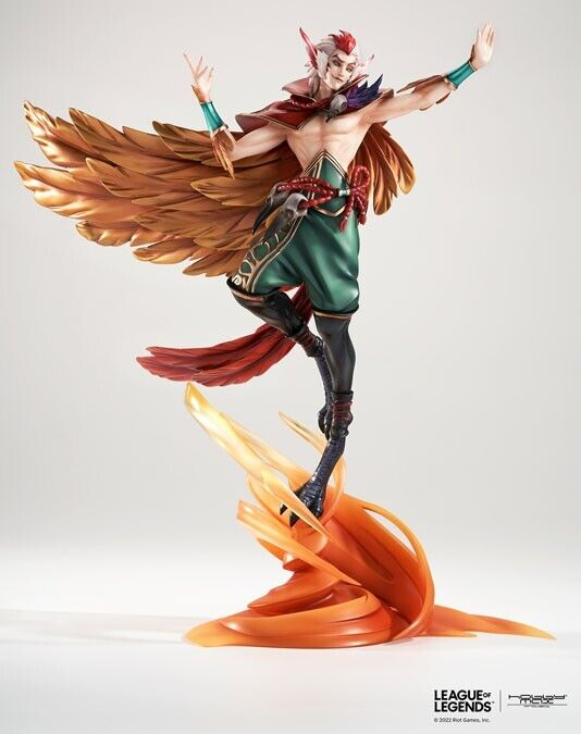 League of Legends Rakan フィギュア League of Legends Rakan 1/7 Scale PVC Figure Hobbymax 12-in/32cm
