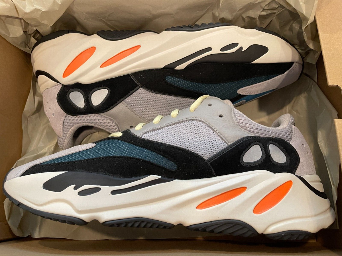 adidas Yeezy Boost 700 Wave Runner Solid Grey B75571 Men's Size