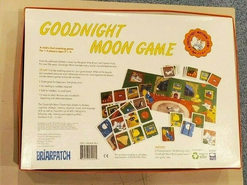 Goodnight Moon Game Briarpatch Childs First Matching Memory Game Complete 1997 - Image 2 of 4