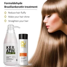 Brazilian Keratin 8% Frizzy Damaged Repair Hair Straightening Treatment 300ml
