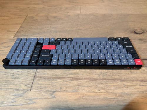 Keychron K17 Pro QMK Przewodowa / Bezprzewodowa klawiatura mechaniczna Hot Swap Niebieski przełącznik - Zdjęcie 6 z 8