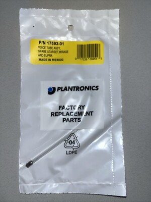 POLY Plantronics CLEAR spare voice tube for H31CD H51 H61 P31 P51 & P61 Headsets