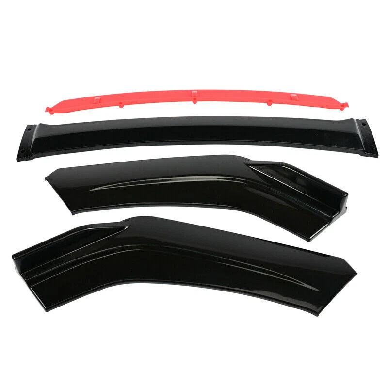 Front Bumper Lip Body Kit Spoiler Splitter For Mercedes-Benz Foto 4 de 4