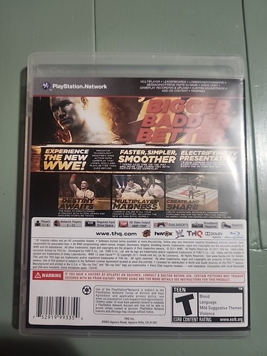 WWE 12 W12 (Sony PlayStation 3 PS3) - CIB Complete - Tested & Working - Picture 2 of 5