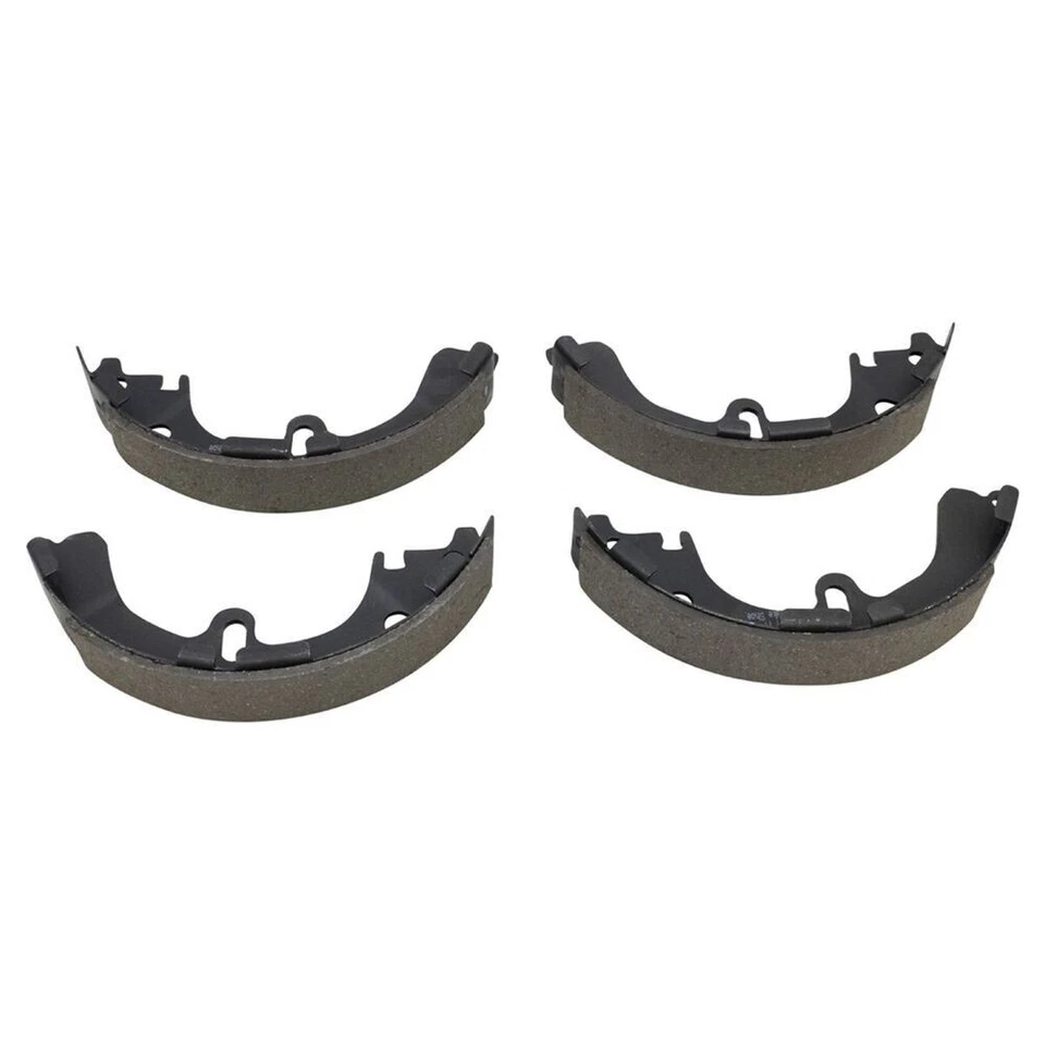 TRQ New Rear Brake Shoe Set Pair Kit For 1984-2000 Chevy Nova Toyota Tercel Geo - Image 2 of 4