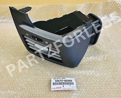55670-60200 TOYOTA GENUINE REGISTER ASSY, INSTRUMENT PANEL 55670-60200 TOYOTA GENUINE REGISTER ASSY, INSTRUMENT PANEL