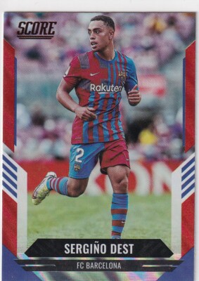 Panini FIFA Score 2021-22 Soccer Cards Nr 141 Sergino Dest Red Lava