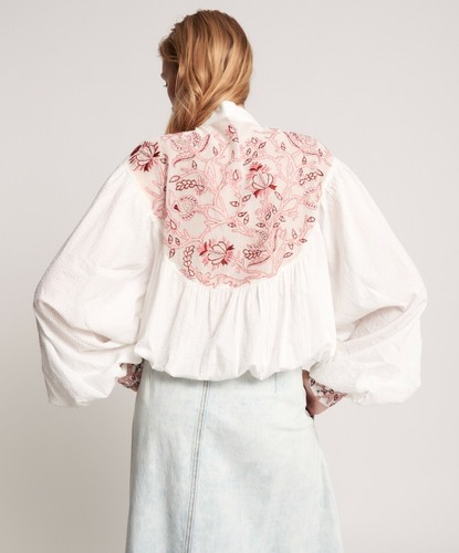 One Teaspoon Desert Floral Embroidered Gypsy Top, Large, BNWT - Picture 2 of 5