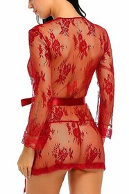 US Women Lace Sexy Lingerie Nightwear Sleepwear G-string Babydoll Underwear Set