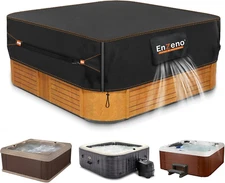 Outdoor SPA Hot Tub Cover Waterproof Square 96 X 96 Inch Fit 94 X 94 or 93 X 93