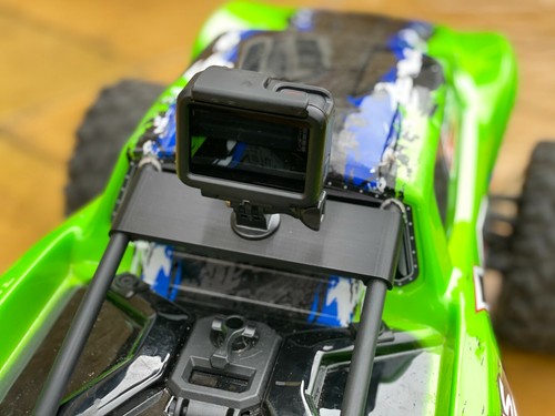 SUPPORTO TRAXXAS XMAXX GOPRO | GOPRO HERO 3 4 5 6 7 8 9 CLIP SU STAFFA PER X MAXX - Foto 1 di 6