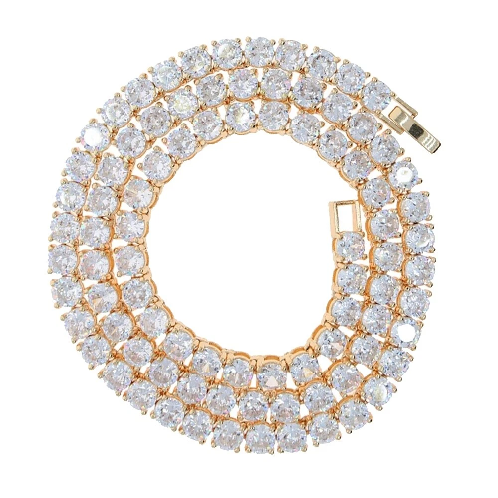 Collares y colgantes con dije de circonio cúbico para hombre