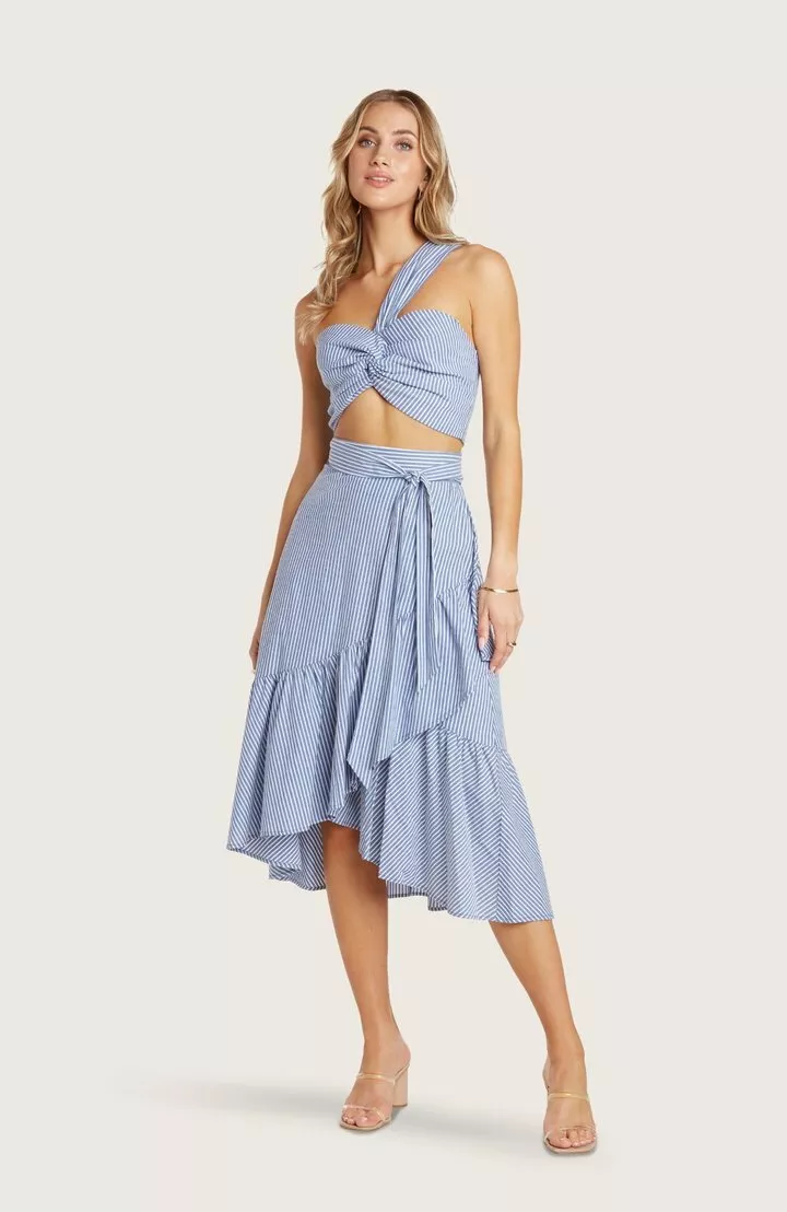 Crop top and top skirt set nordstrom