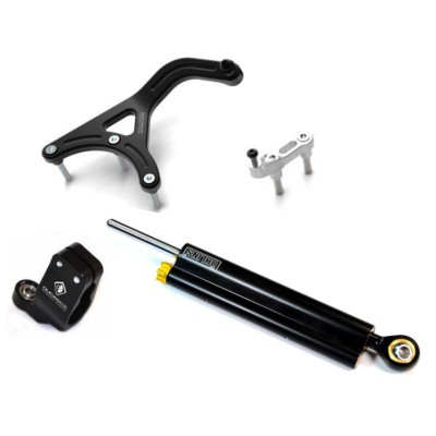 Ducabike Ducati Multistrada 1200 Black Ohlins Steering Damper Kit 2010-14 - B...