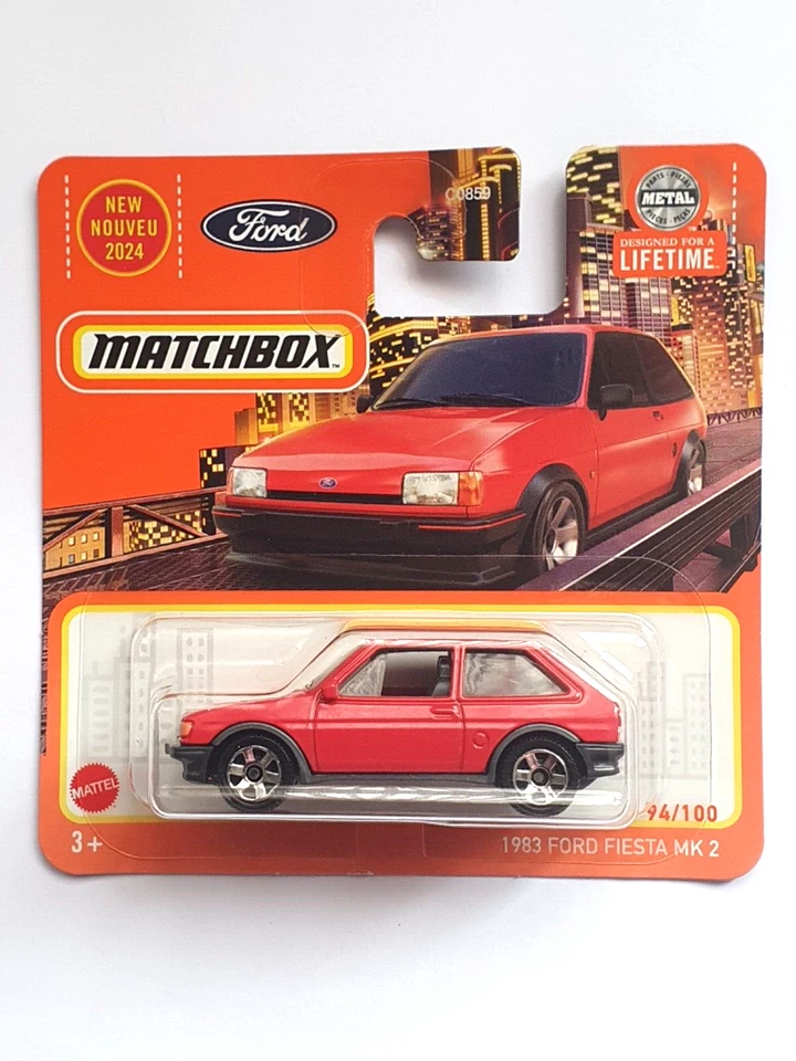 MINIATURE MATCHBOX 1/64 FORD FIESTA MK2 1983