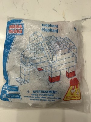 Vintage St'Hubert Restaurant Kids Toy Mega Bloks Elephant Promotion Toy#9