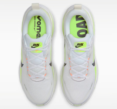 Nike Vomero 18 Road Running Shoes White Barely Volt Black Men's | Size 7.5 - 14