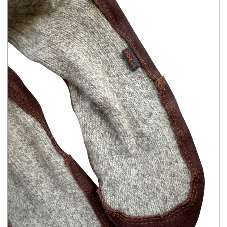 ACORN Clásico UNISEX Trapo Lana Zapatilla Calcetín Mujer’s 11-12 Hombre’s 9-10 Foto 2 de 4