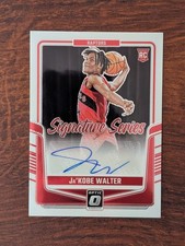 Donruss Optic Signature Series - Ja'Kobe Walter Autograph Rookie RC Raptors