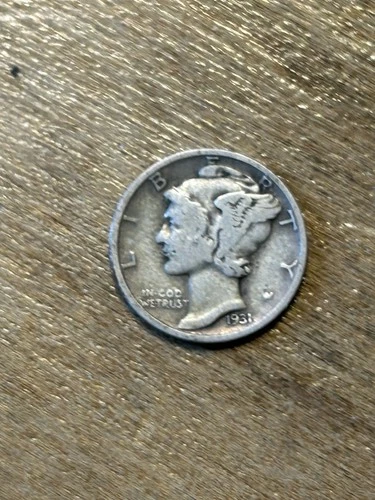 1931S Mercury Dime VG