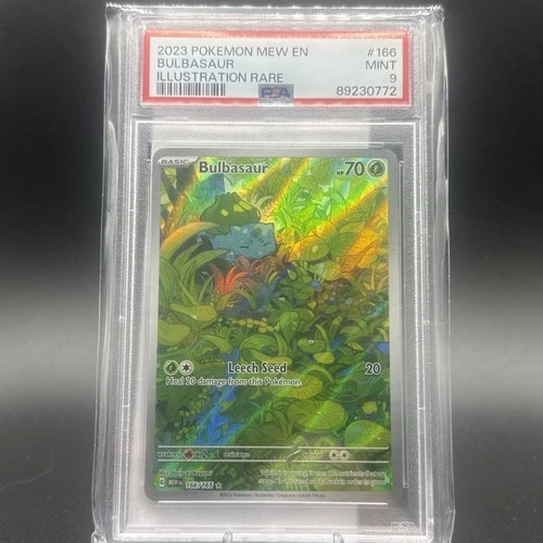 Bulbasaur 166/165 Sv: Scarlet & Violet 151 Holo PSA 9