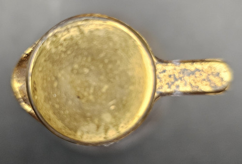 Vintage Georges Briard? Hazel Atlas Gold Oil & Vinegar Glass Cruets MCM - Picture 5 of 17