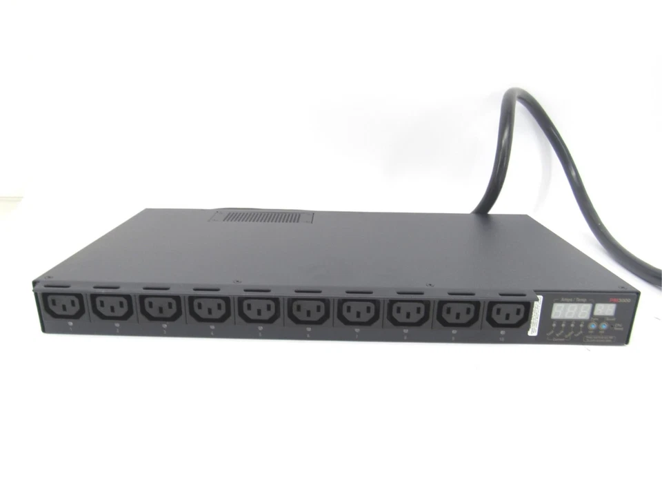 Avocent PM3007H-401 conmutada medida PM3000 10 salidas PDU - negra - nueva Foto 4 de 4