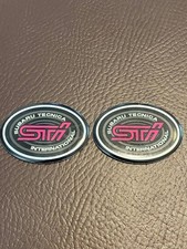 Oem Subaru 92-00 Impreza Wrx Sti Gc8 Front Fender Emblem Badge Rh Lh Set Genuine Oem Subaru 92-00 Impreza Wrx Sti Gc8 Front Fender Emblem Badge Rh Lh Set Genuine
