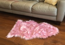 Soft Thick Luxurious Faux Fur Sheepskin Area Rug/decorative Throw 1 Pelt Size 2