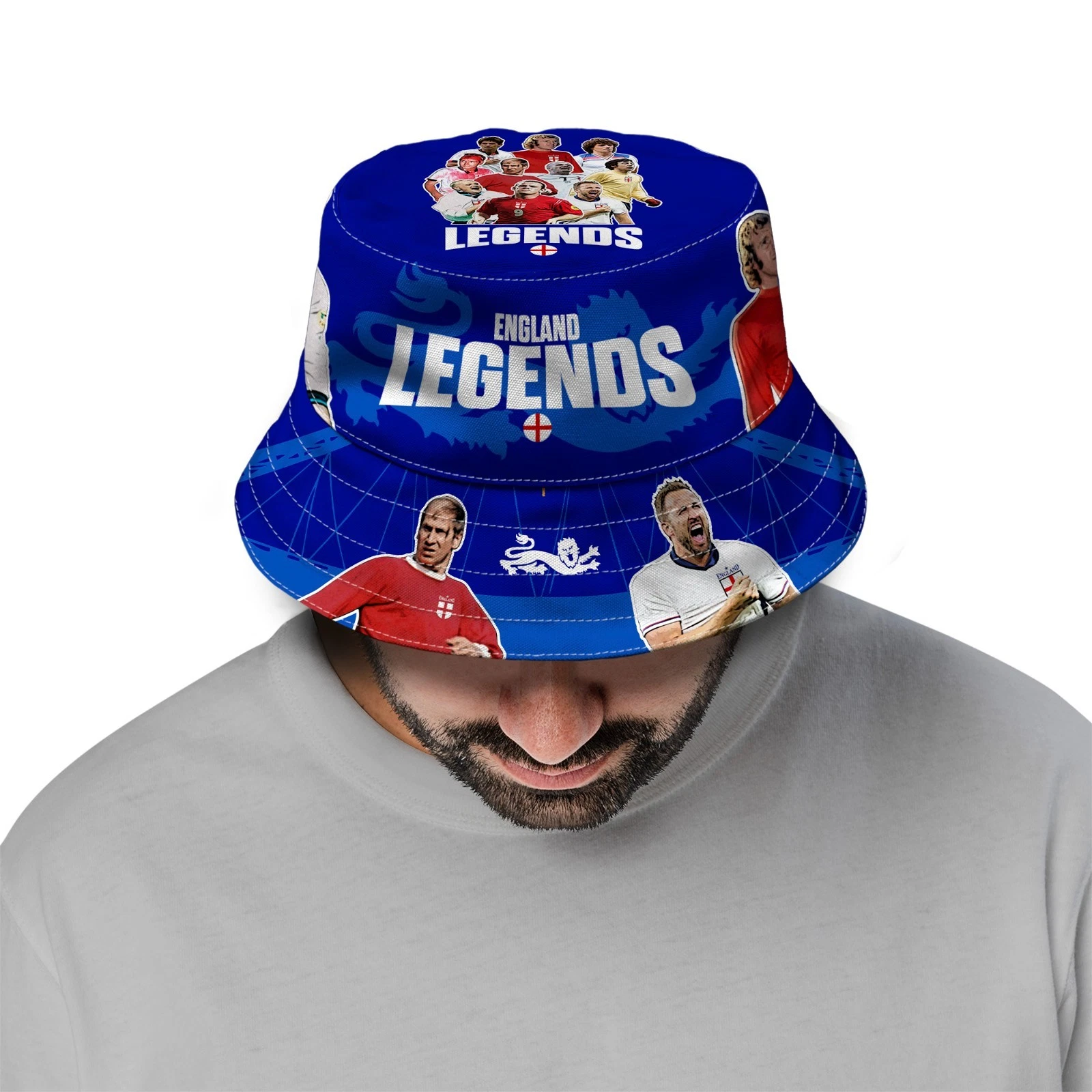 England Legends Montage - WC 2026 - Football Bucket Hat - Unisex