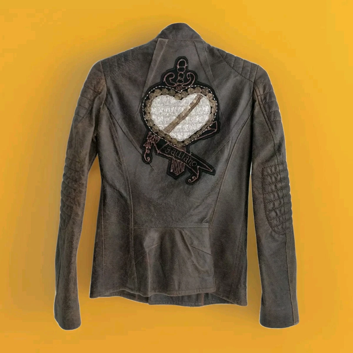John Galliano Coats, Jackets & Vests Leather Outer Shell for Women