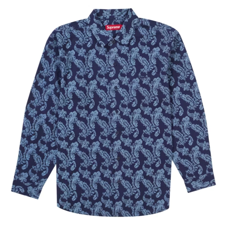 Supreme Paisley Casual Button-Down Shirts for Men for sale | eBay