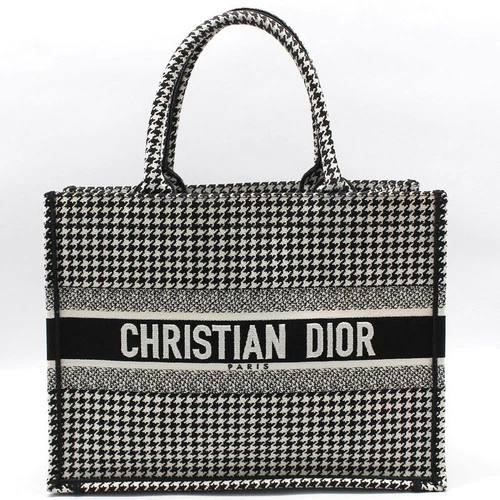 Sac fourre tout Dior Houndstooth Book 36 Medium 1296ZZAE 55488514