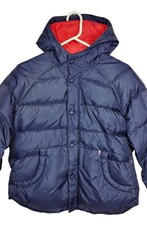 Vintage 90s Tommy Jeans Feather  Down Filled Hooded Puffer Jacket Women's Med.